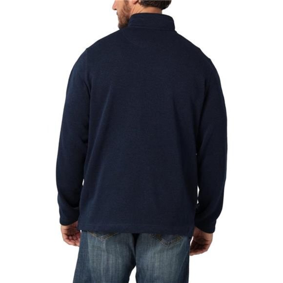 Wrangler Authentics‎ Men's Long Sleeve Fleece Quarter-Zip - Picture 2 of 4